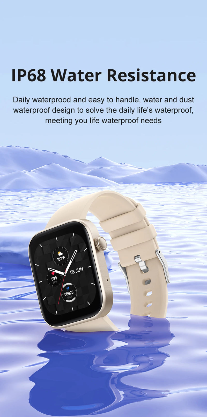 Smartwatch COLMIP71 impermeable